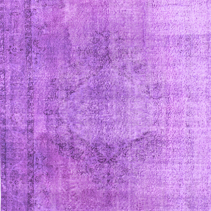 Machine Washable Persian Purple Traditional Area Rugs, wshtr2141pur