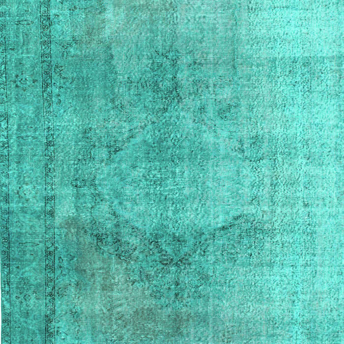 Machine Washable Persian Turquoise Traditional Area Rugs, wshtr2141turq
