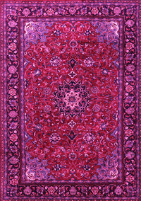 Medallion Pink Traditional Rug, tr2142pnk