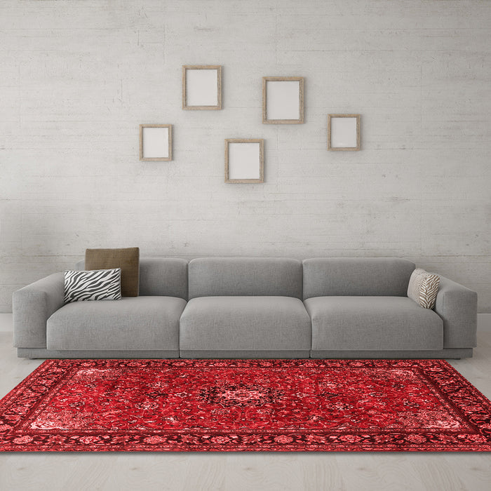 Traditional Red Washable Rugs