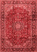 Medallion Red Traditional Area Rugs