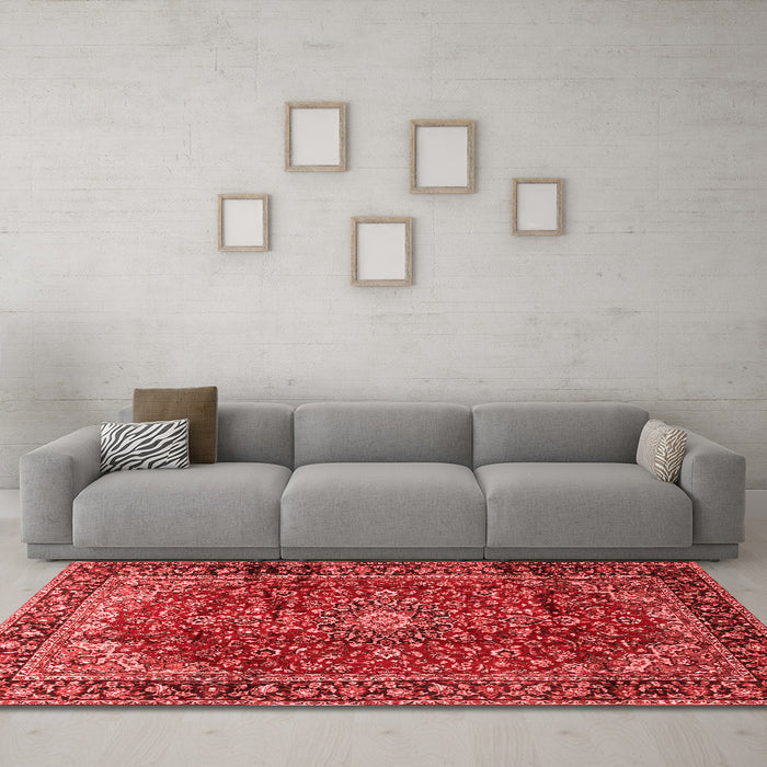 Traditional Red Washable Rugs