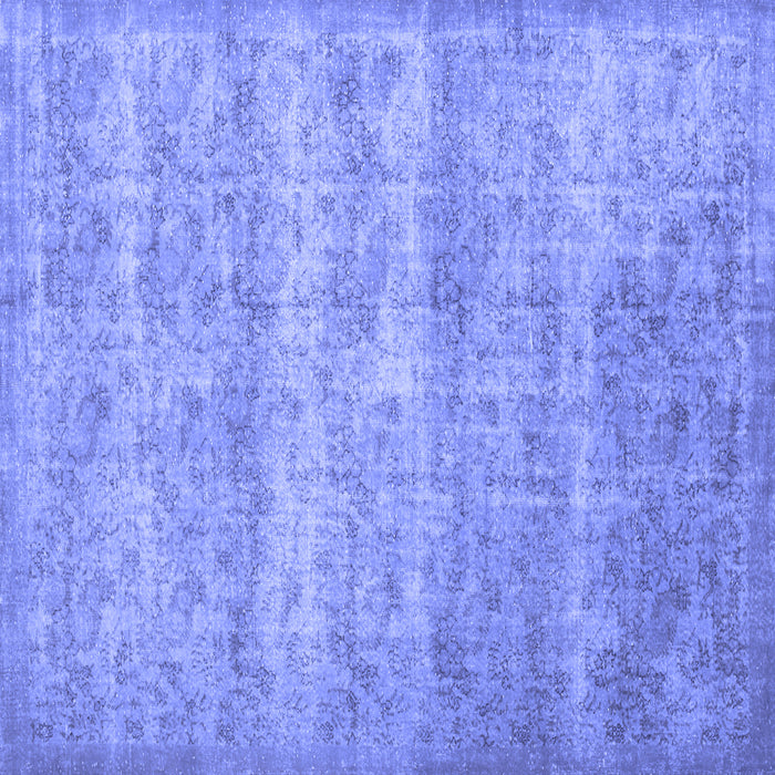 Square Persian Blue Traditional Rug, tr2144blu