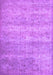 Machine Washable Persian Purple Traditional Area Rugs, wshtr2144pur