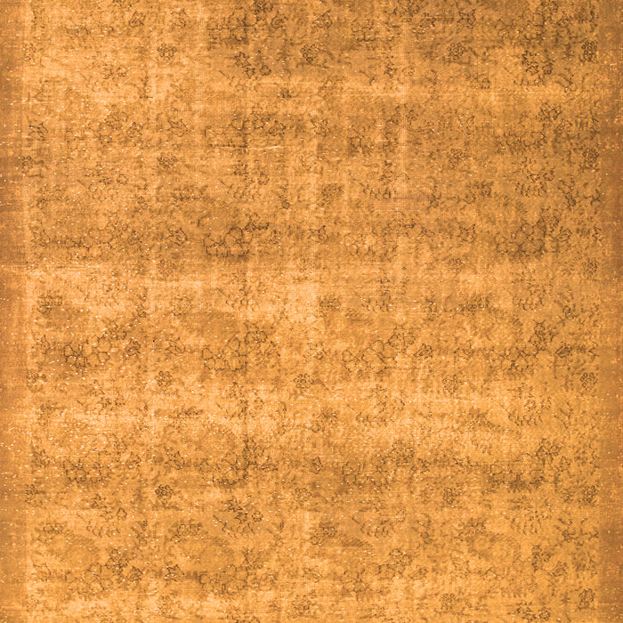 Serging Thickness of Machine Washable Persian Orange Traditional Area Rugs, wshtr2144org