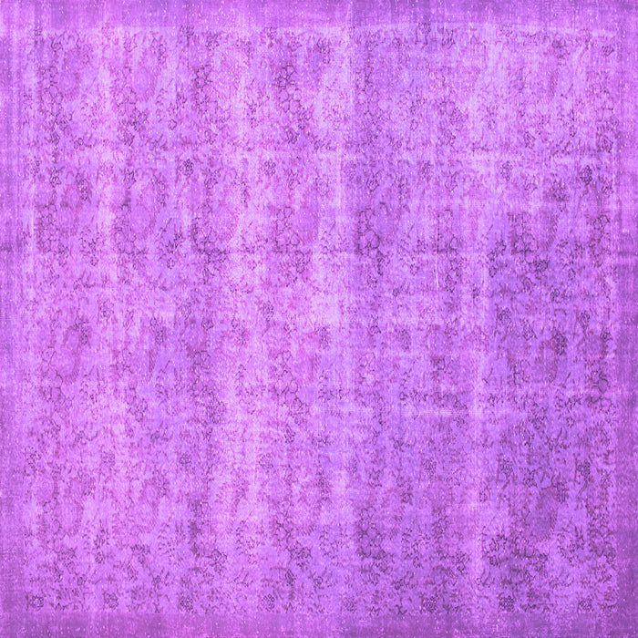 Square Persian Purple Traditional Rug, tr2144pur