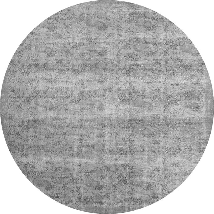 Square Persian Gray Traditional Rug, tr2144gry