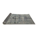 Sideview of Traditional Cloud Gray Persian Rug, tr2145