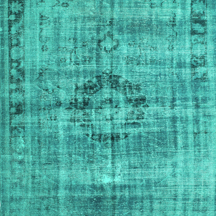 Machine Washable Persian Turquoise Traditional Area Rugs, wshtr2145turq