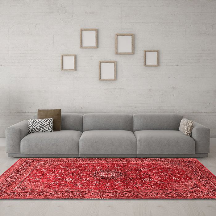Traditional Red Washable Rugs