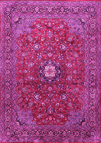 Medallion Pink Traditional Rug, tr2146pnk