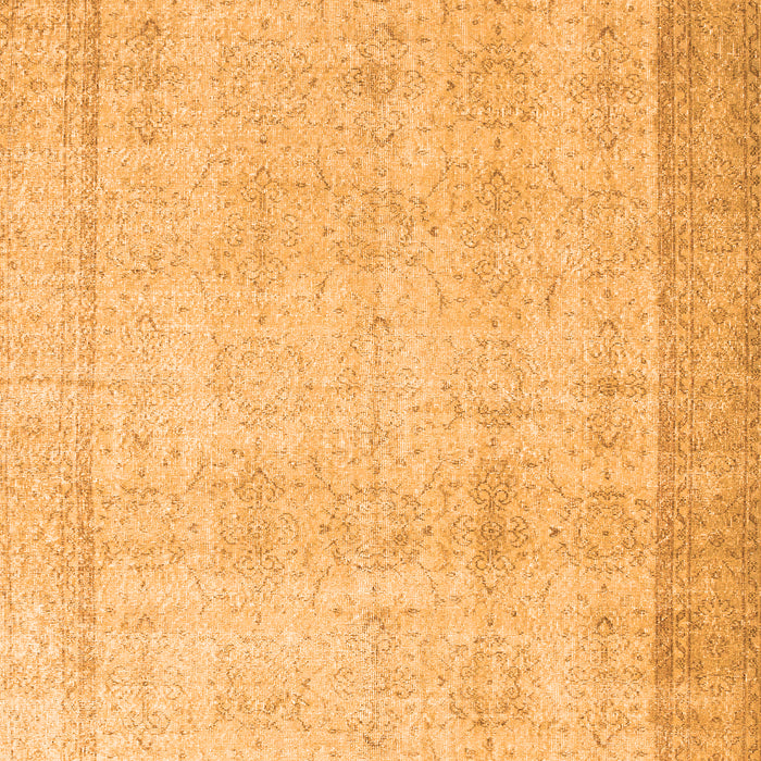 Serging Thickness of Machine Washable Persian Orange Traditional Area Rugs, wshtr2148org