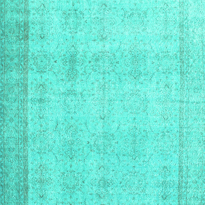 Machine Washable Persian Turquoise Traditional Area Rugs, wshtr2148turq