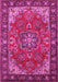 Medallion Pink Traditional Rug, tr2149pnk