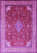 Medallion Purple Traditional Rug, tr214pur