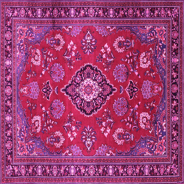 Square Persian Pink Traditional Rug, tr2150pnk