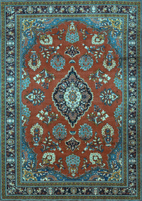 Persian Light Blue Traditional Rug, tr2150lblu