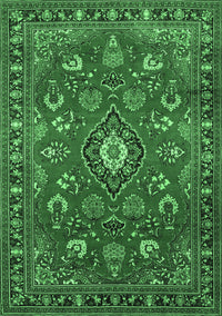Persian Emerald Green Traditional Rug, tr2150emgrn