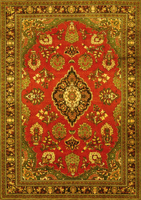 Persian Yellow Traditional Rug, tr2150yw
