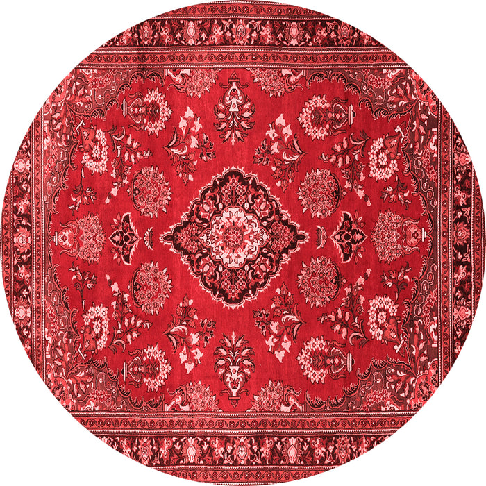 Machine Washable Persian Red Traditional Rug, wshtr2150red