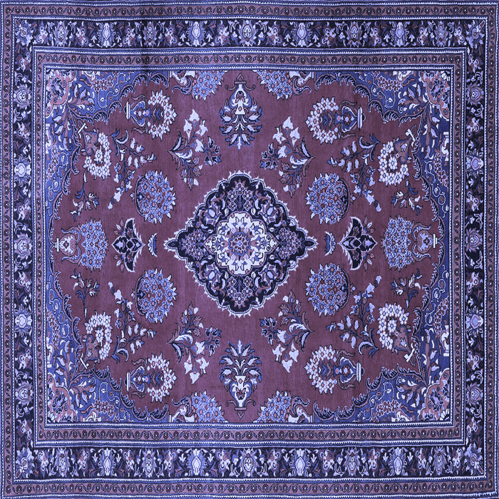 Square Persian Blue Traditional Rug, tr2150blu