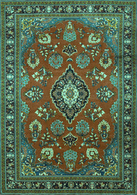 Persian Turquoise Traditional Rug, tr2150turq