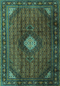Persian Turquoise Traditional Rug, tr2151turq