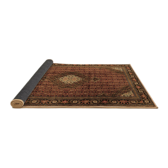 Sideview of Persian Brown Traditional Rug, tr2151brn