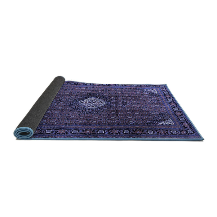 Sideview of Persian Blue Traditional Rug, tr2151blu