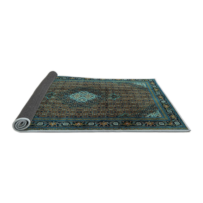 Sideview of Persian Light Blue Traditional Rug, tr2151lblu