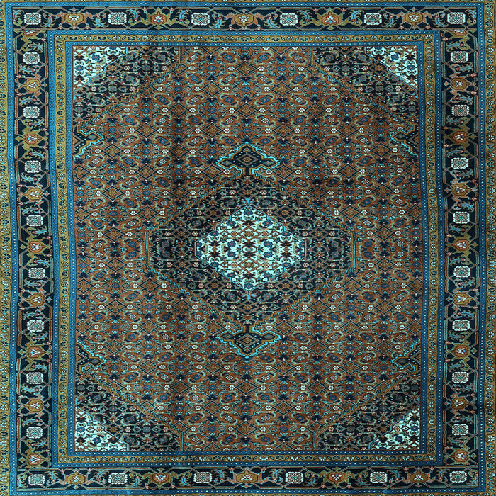 Square Persian Light Blue Traditional Rug, tr2151lblu