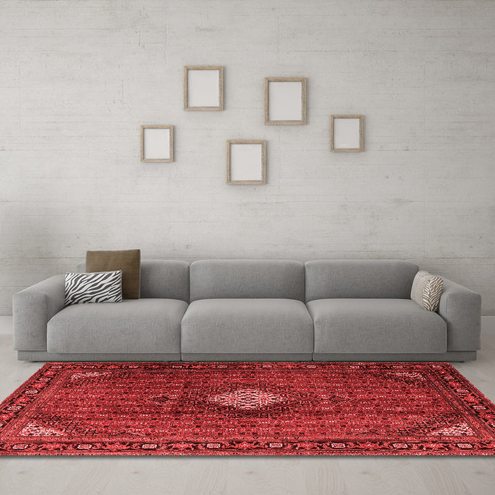Traditional Red Washable Rugs