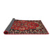 Sideview of Traditional Dark Almond Brown Persian Rug, tr2152