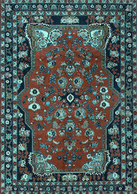 Persian Light Blue Traditional Rug, tr2152lblu