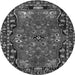 Square Persian Gray Traditional Rug, tr2152gry