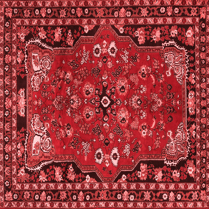Machine Washable Persian Red Traditional Rug, wshtr2152red