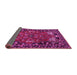 Sideview of Persian Pink Traditional Rug, tr2152pnk