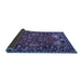 Sideview of Persian Blue Traditional Rug, tr2152blu