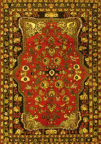 Persian Yellow Traditional Rug, tr2152yw