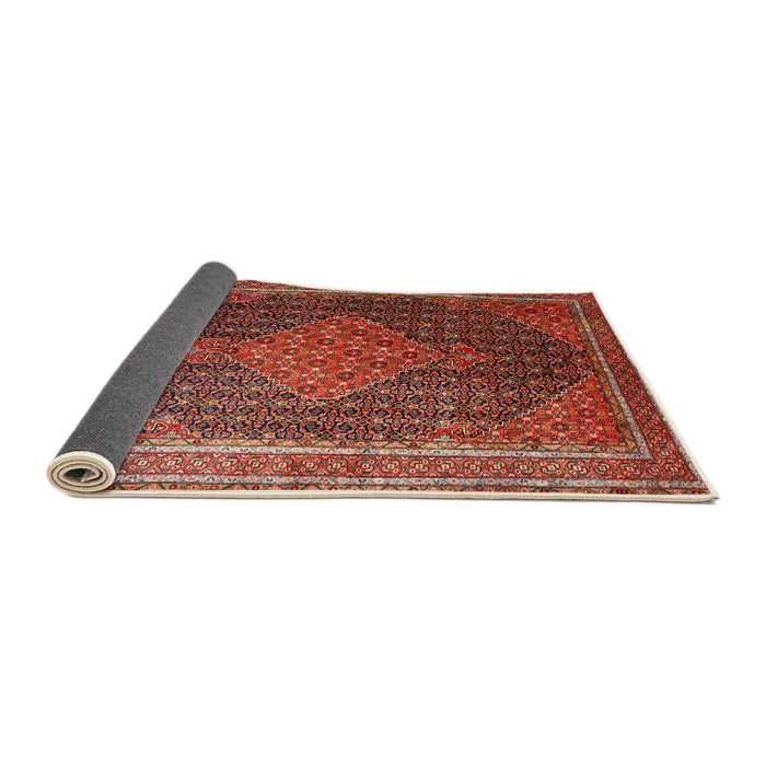 Sideview of Traditional Sunrise Orange Persian Rug, tr2153
