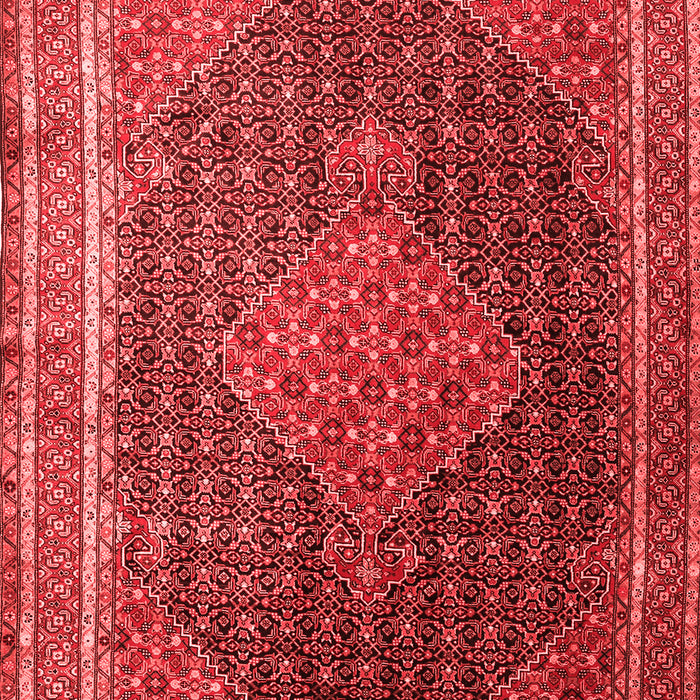 Machine Washable Persian Red Traditional Rug, wshtr2153red