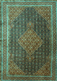 Persian Turquoise Traditional Rug, tr2153turq