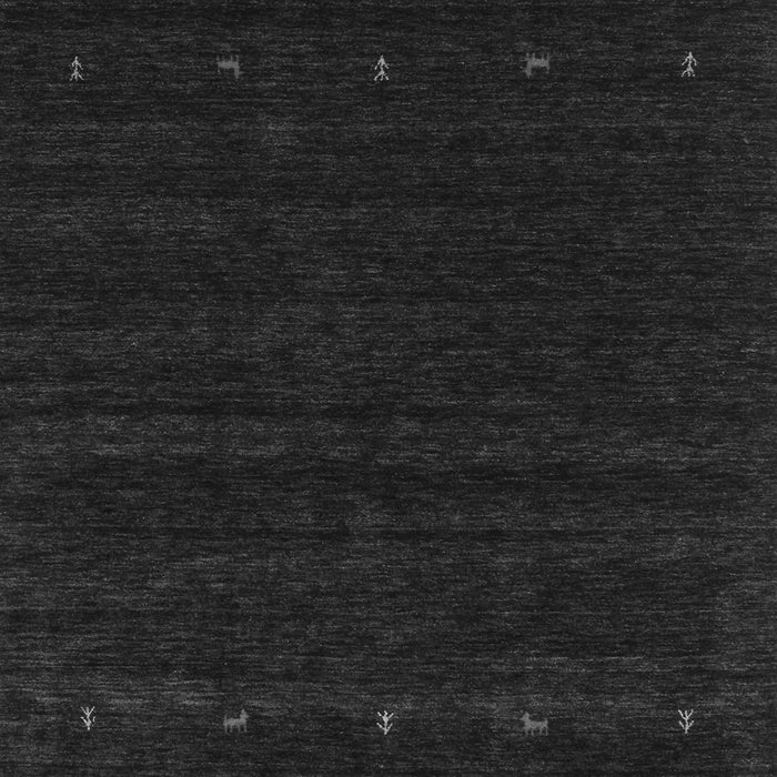 Serging Thickness of Machine Washable Persian Gray Traditional Rug, wshtr2154gry