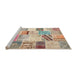 Sideview of Machine Washable Traditional Rust Pink Rug, wshtr2155