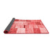 Patchwork Red Transitional Area Rugs