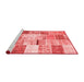 Transitional Red Washable Rugs