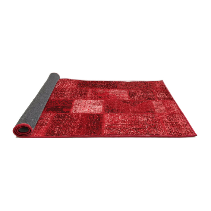 Patchwork Red Transitional Area Rugs