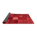 Patchwork Red Transitional Area Rugs