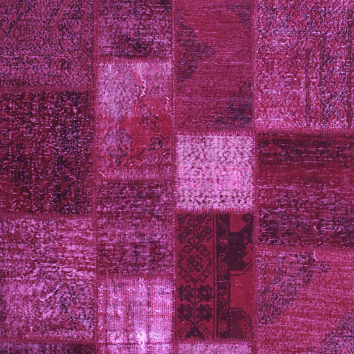 Patchwork Purple Transitional Rug, tr2156pur