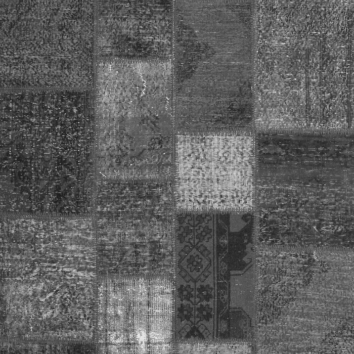 Patchwork Gray Transitional Rug, tr2156gry